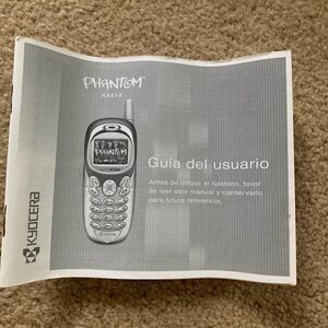 Kyocera Phantom KX414 User Guide Spanish